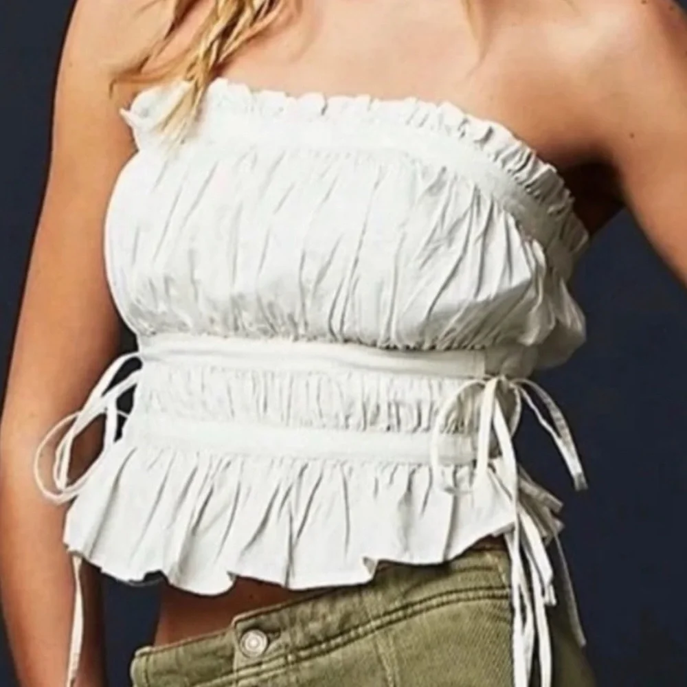 Free People  NWT “Gabby” tube top SM. - Picture 3 of 4